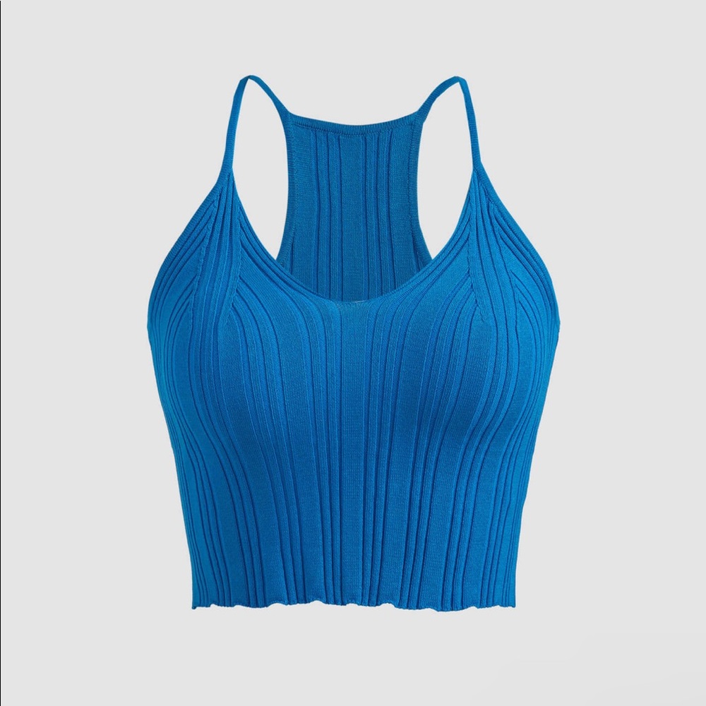 Cider knit crop top, size large (medium)